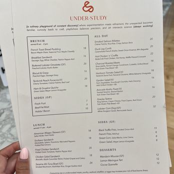 Under-Study - Menu - Bakeries Near Me - Saint Helena, California Under-Study - Menu - Bakeries Near Me - Saint Helena, California
