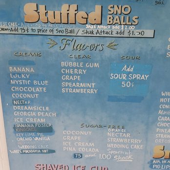 Sno Shak - Ice Cream & Frozen Yogurt Near Me - Jefferson, Louisiana