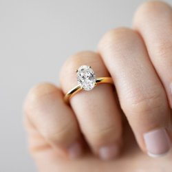 Diamondport Jewellers - Diamondport Waratah Oval Cut Solitaire Engagement Ring