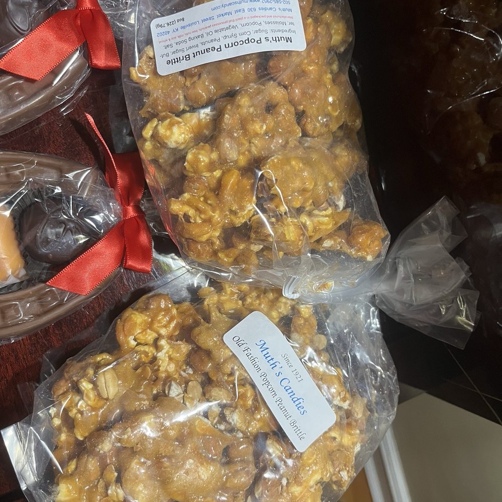Muth's Candy - Popcorn Peanut Brittle - Candy Stores Near Me - Louisville, Kentucky Muth's Candy - Popcorn Peanut Brittle - Candy Stores Near Me - Louisville, Kentucky