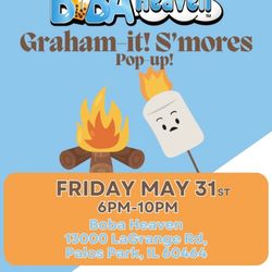 Boba Heaven Graham-It S’Mores Cart