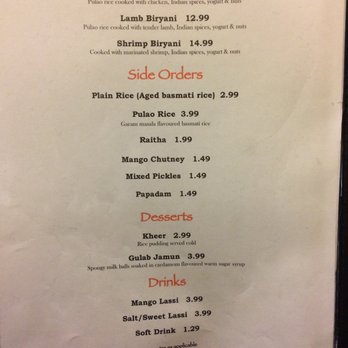 Indian Roti Kitchen - Menu - Indian Near Me - Vancouver, British Columbia
