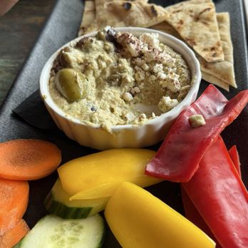 Red Cedar Bistro - Green chile hummus 10/10 - Mediterranean Near Me - Longmont, Colorado