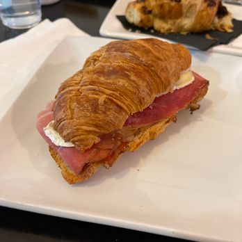 Ferrarini Cafe - Speck & Brie Croissant GET EVERYTHING ON THEIR MENU! You won't regret it. Love this place! - Italian Near Me - Beverly Hills, California Ferrarini Cafe - Speck & Brie Croissant GET EVERYTHING ON THEIR MENU! You won't regret it. Love this place! - Italian Near Me - Beverly Hills, California