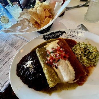 Mexican Sugar Las Colinas - Chicken enchiladas - Latin American Near Me - Irving, Texas