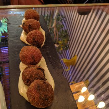 Las Delicias - Croquetas de calamares en su tinta - Tapas Bars Near Me - Vejer, California Las Delicias - Croquetas de calamares en su tinta - Tapas Bars Near Me - Vejer, California