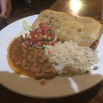 El Charro Cafe - Plant-based chimichanga - Tacos Near Me - Tucson, Arizona