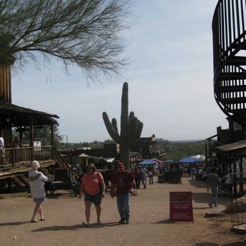 Goldfield Ghost Town - Saguaro Cactus - Landmarks & Historical Buildings Near Me - Apache Junction, Arizona