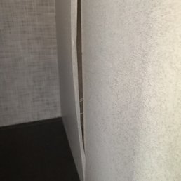 Panel popping out inside closet not even a month old. Panel popping out inside closet not even a month old.