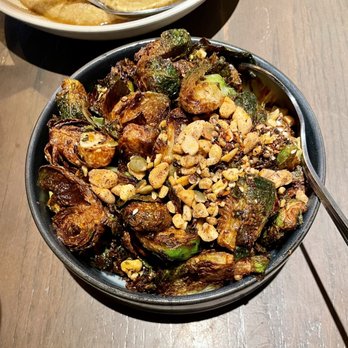 Aba - Brussels Sprouts ($13.95) - Mediterranean Near Me - Austin, Texas Aba - Brussels Sprouts ($13.95) - Mediterranean Near Me - Austin, Texas