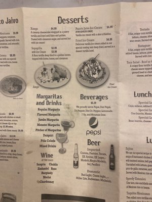 Menu photo 2 Puerto Jaivo Kennett, MO