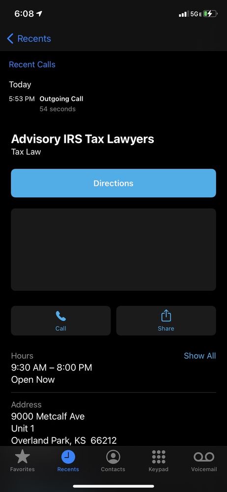 Advisory IRS Tax Lawyers - property tax consultant in Overland Park, KS