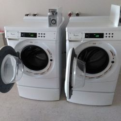 Beverly's Laundry Service - Here's the washers that the clothes are washed In.