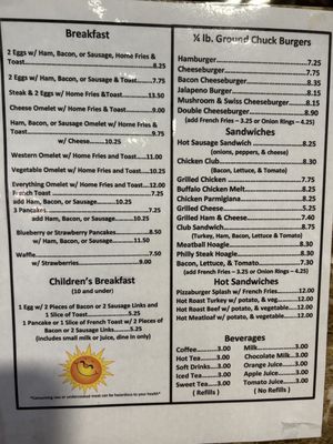 Menu photo 1 Wayside Restaurant Warren, OH