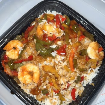 1048 Bar and Grill - Shrimp Teriyaki Stirfry over rice. - Pubs Near Me - Randolph, Massachusetts