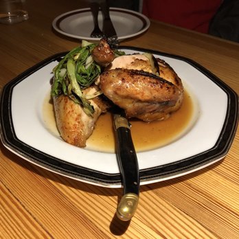 Nancy's Hustle - roasted half chicken with lemon jus - New American Near Me - Houston, Texas Nancy's Hustle - roasted half chicken with lemon jus - New American Near Me - Houston, Texas