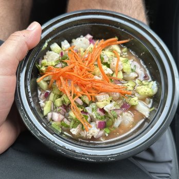 Mariscos Los Peloteros - Shrimp ceviche - Food Trucks Near Me - Riverside, California