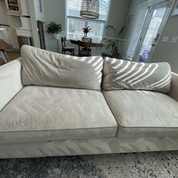Puro Clean - Cleaned couch - Damage Restoration Near Me - John's Island, South Carolina