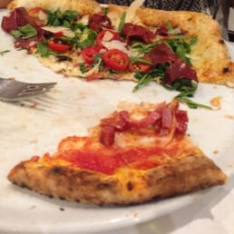 Pizza diavolo (in front) and pizza Sofia Loren. Simply delicious Pizza diavolo (in front) and pizza Sofia Loren. Simply delicious