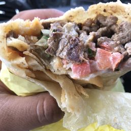CALIFORNIA BURRITO (Grill line on carne asada) CALIFORNIA BURRITO (Grill line on carne asada)