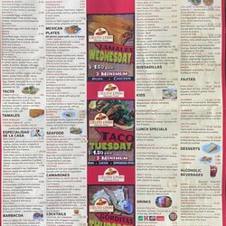 Cielito Lindo - To Go Menu