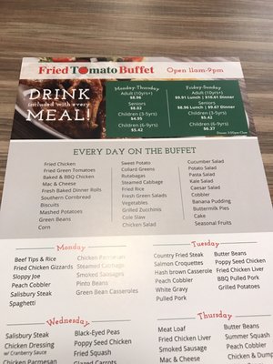 Menu photo 5 The Tomatoes Country Buffet Kennesaw, GA Menu photo 5 The Tomatoes Country Buffet Kennesaw, GA
