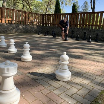 Troon Vineyard - Life sized chessboard - Wineries Near Me - Grants Pass, Oregon Troon Vineyard - Life sized chessboard - Wineries Near Me - Grants Pass, Oregon