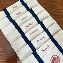A D Embroidery & Monogramming - Bridesmaid bags