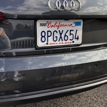 Caliber Collision - Original damage and emblem placement. All 4 screws present - Body Shops Near Me - Thousand Oaks, California Caliber Collision - Original damage and emblem placement. All 4 screws present - Body Shops Near Me - Thousand Oaks, California