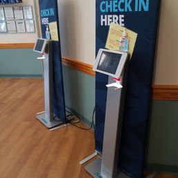 Automated check in kiosks. Very convenient, especially if you have an appointment. Automated check in kiosks. Very convenient, especially if you have an appointment.