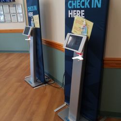 LabCorp - Automated check in kiosks. Very convenient, especially if you have an appointment.