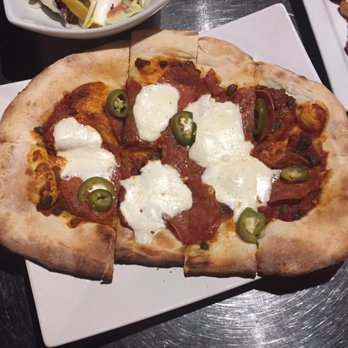 Hearth on 25th - I think this one was called Diavola. Look at that beautiful mozzarella. - New American Near Me - Ogden, Utah Hearth on 25th - I think this one was called Diavola. Look at that beautiful mozzarella. - New American Near Me - Ogden, Utah