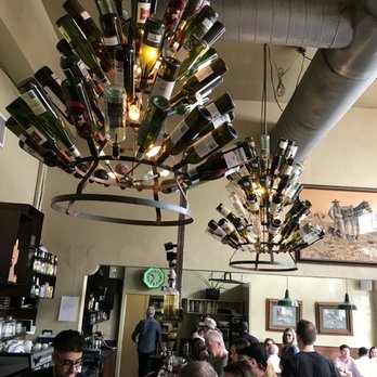 Cup Cafe - Wine Bottle Chandeliers - New American Near Me - Tucson, Arizona Cup Cafe - Wine Bottle Chandeliers - New American Near Me - Tucson, Arizona
