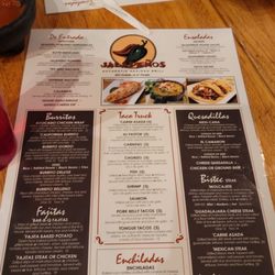 Jalepenos Mexican Grill - Menu