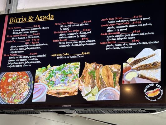 Menu photo 1 Dogos VIP Albuquerque, NM