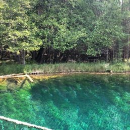 Beautiful blue water
