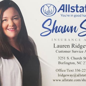 Ellen Easter - State Farm Insurance Agent - PLEASE contact Lauren at the Shawn Smith Allstate Agency for all of your insurance needs! She's here to help and she delivers! I guarantee! - Home & Rental Insurance Near Me - Burlington, North Carolina Ellen Easter - State Farm Insurance Agent - PLEASE contact Lauren at the Shawn Smith Allstate Agency for all of your insurance needs! She's here to help and she delivers! I guarantee! - Home & Rental Insurance Near Me - Burlington, North Carolina