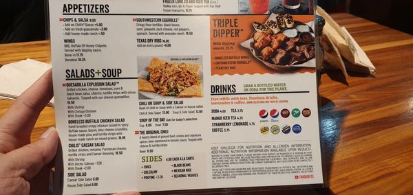 Menu photo 6 Chili's Calgary, AB
