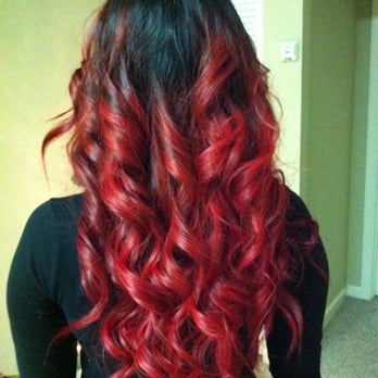 Angel Touch Salon & Spa - I love, love my red ombré hair! - Skin Care Near Me - Stateline, Nevada