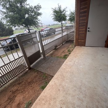 The Alden at Cedar Park - Mud/ sand that's always in my apt. Nothing can be planted here. - Apartments Near Me - Cedar Park, Texas