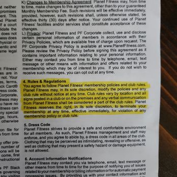 Planet Fitness - Company rules - Gyms Near Me - Whittier, California