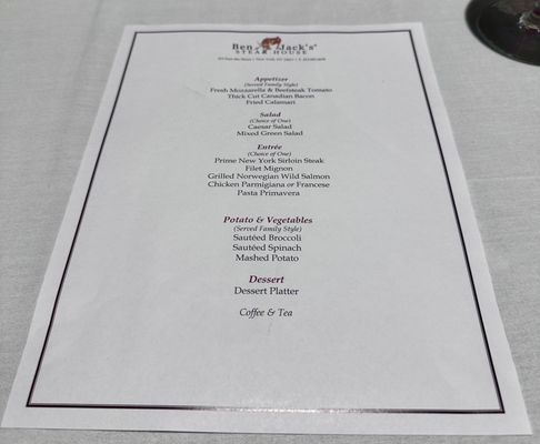 Menu photo 4 Ben & Jack's Steakhouse New York, NY Menu photo 4 Ben & Jack's Steakhouse New York, NY