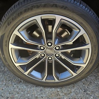 Rims Like New - This a photo of 1 of the rims after he was done repairing it. - Wheel & Rim Repair Near Me Rims Like New - This a photo of 1 of the rims after he was done repairing it. - Wheel & Rim Repair Near Me