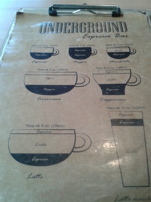 Menu photo 3 Underground Espresso Bar Buenos Aires, C