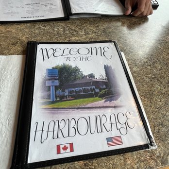 The Harbourage - Front of menu - Diners Near Me - Fort Frances, Ontario The Harbourage - Front of menu - Diners Near Me - Fort Frances, Ontario