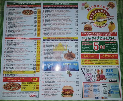 Menu photo 2 Quattro Due Vienna, 9