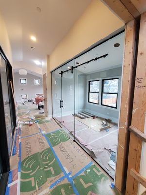 Frameless Glass Installation - We specialize in custom glass work Shower doors Mirrors Office Partition And many more Please contact us to get your quote.