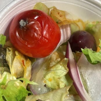 The Lucky Dog - a salad in a plastic container - Hot Dogs Near Me - Broadview, Illinois