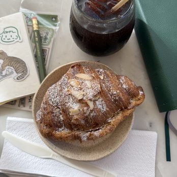 CedarHouse Coffee - Delicious almond croissant and my iced Americano. :) - Coffee & Tea Near Me - Orange, California