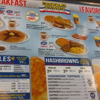 Waffle House - Short Menu - Breakfast & Brunch Near Me - Tampa, Florida Waffle House - Short Menu - Breakfast & Brunch Near Me - Tampa, Florida